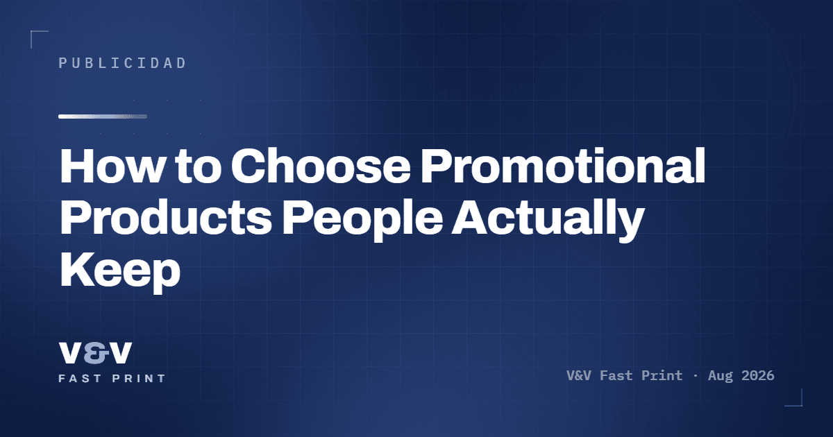 How to Choose Promotional Products People Actually Keep