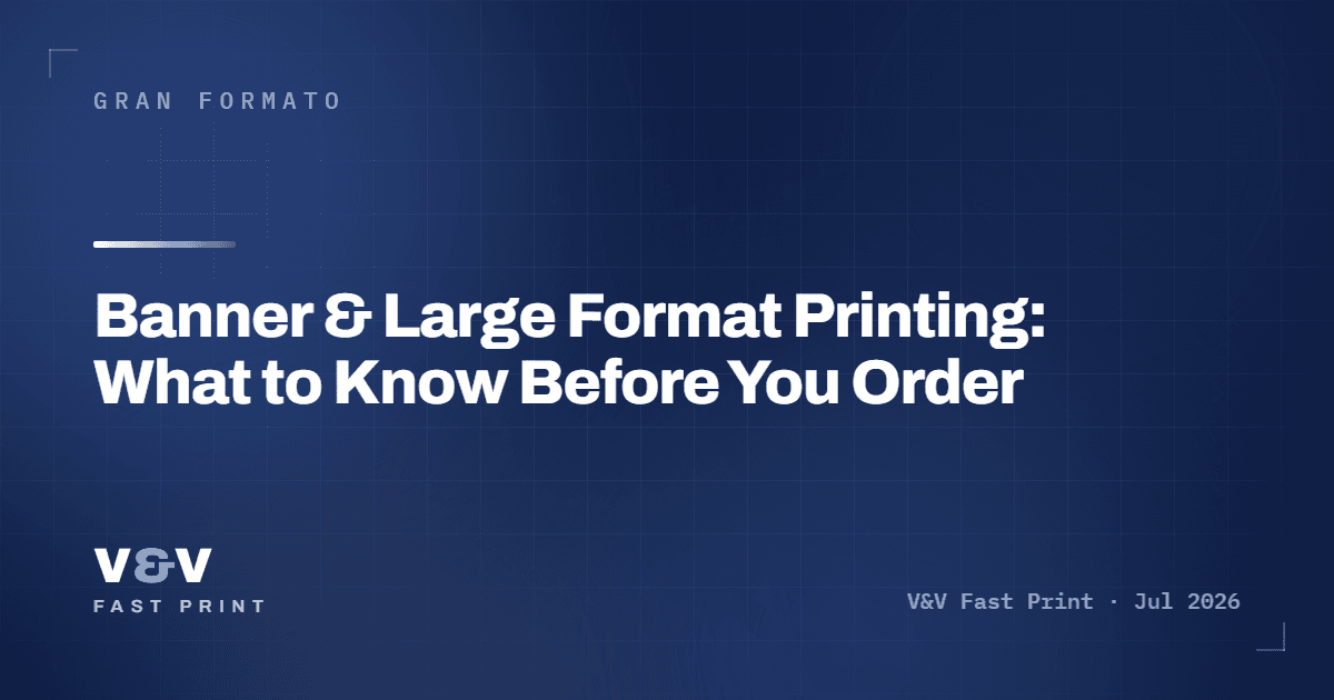 Banner & Large Format Printing: What to Know Before You Order