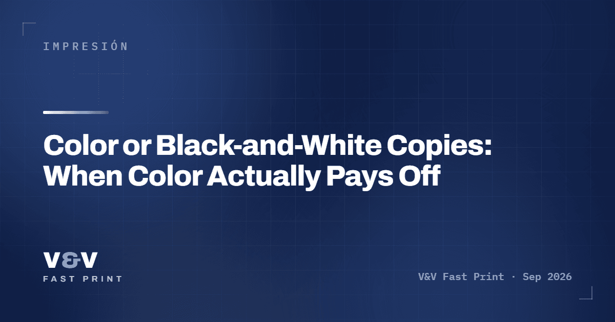 Color or Black-and-White Copies: When Color Actually Pays Off