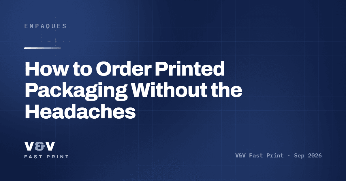 How to Order Printed Packaging Without the Headaches