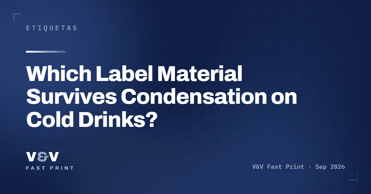 Which Label Material Survives Condensation on Cold Drinks?