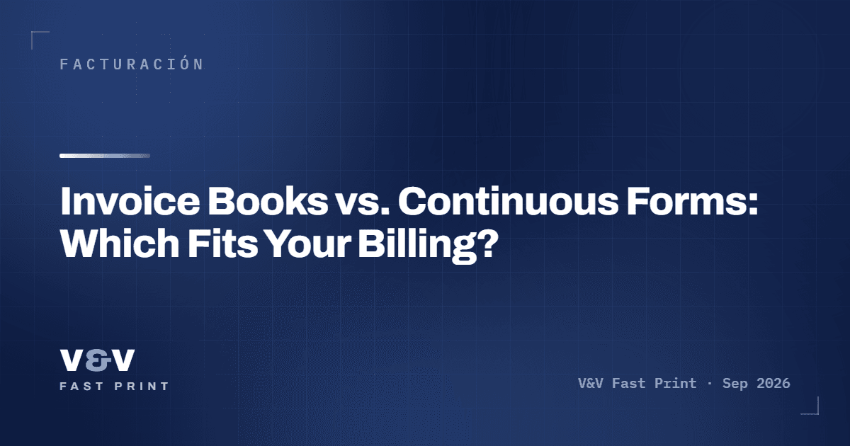 Invoice Books vs. Continuous Forms: Which Fits Your Billing?