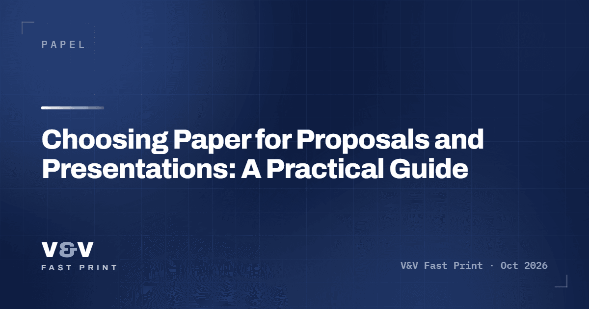 Choosing Paper for Proposals and Presentations: A Practical Guide