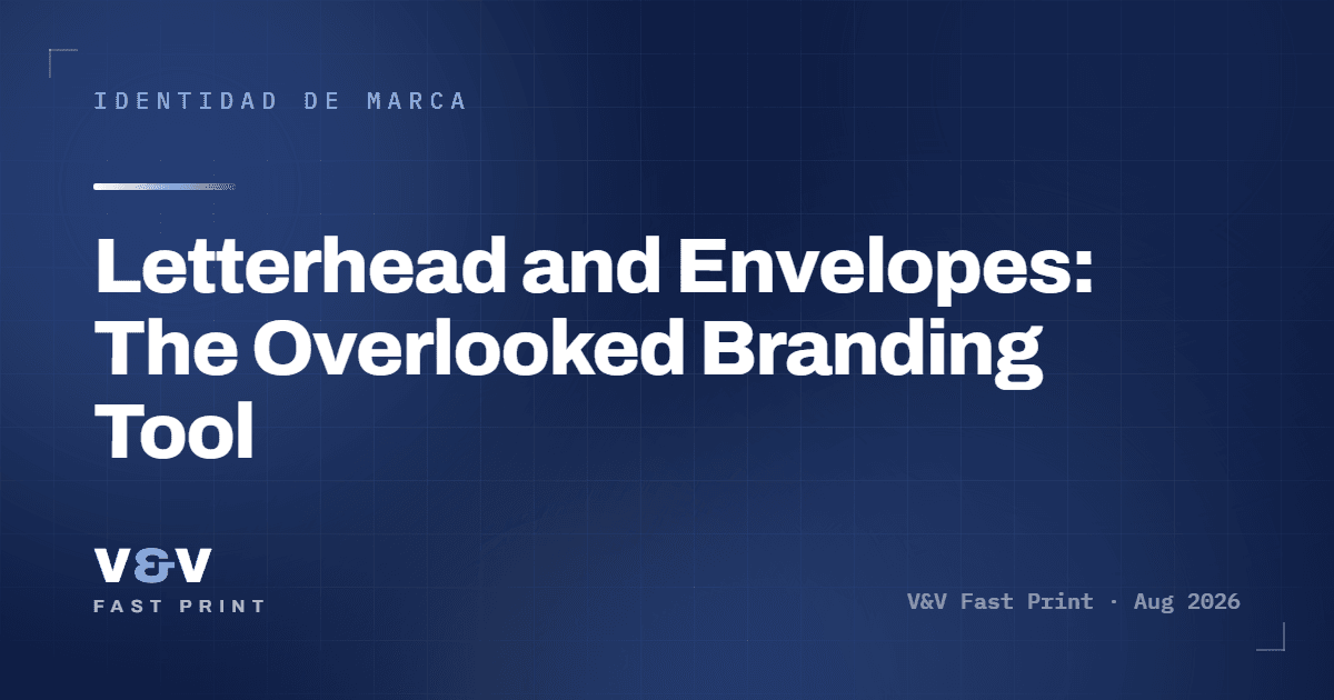 Letterhead and Envelopes: The Overlooked Branding Tool