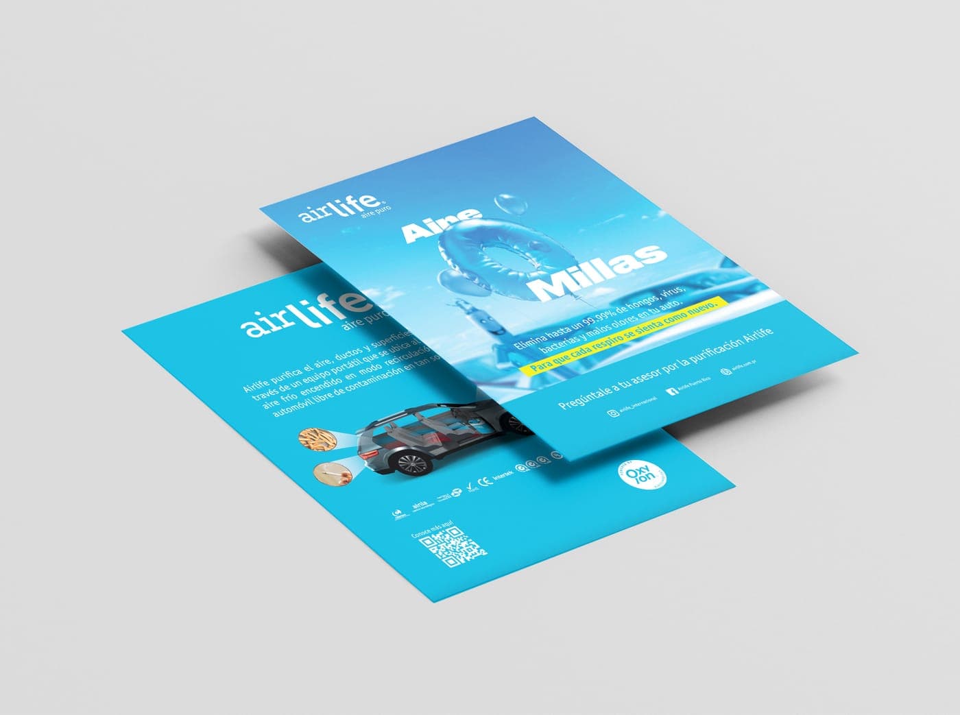 Flyers a todo color impresos a dos caras para una campaña en Puerto Rico